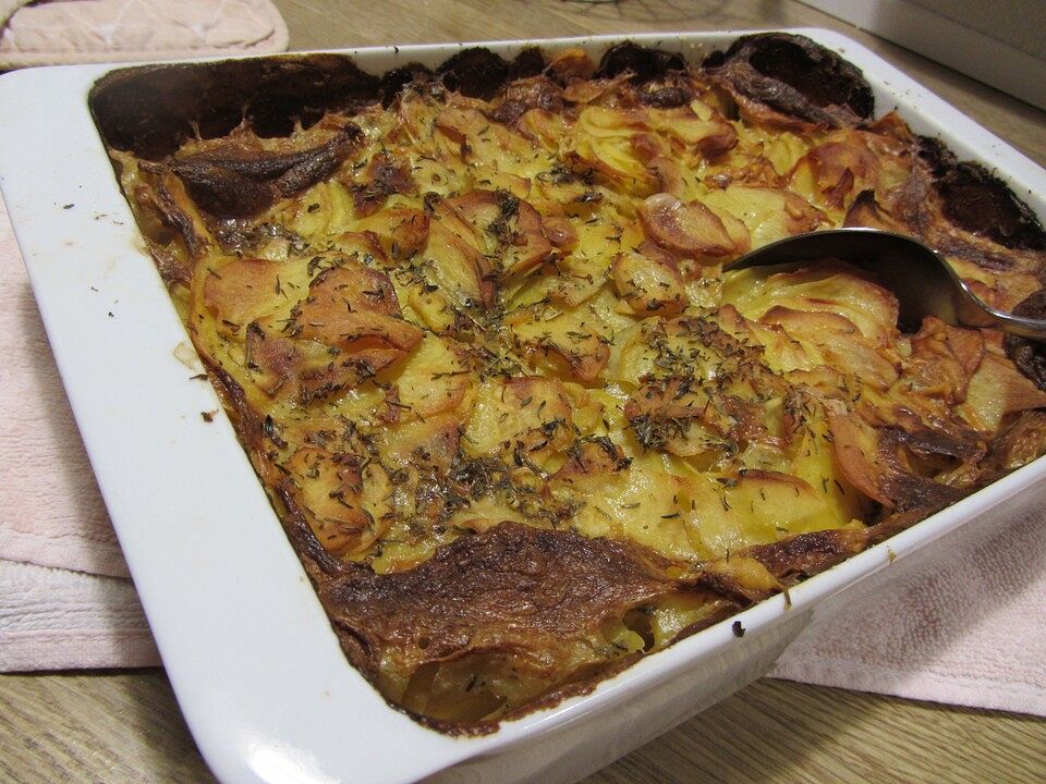 Kartoffelgratin aus rohen Kartoffeln von grisu022| Chefkoch