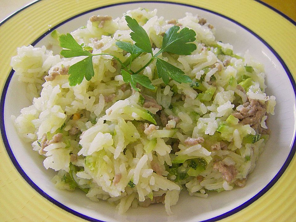 Zucchini - Reistopf von Sissyy| Chefkoch
