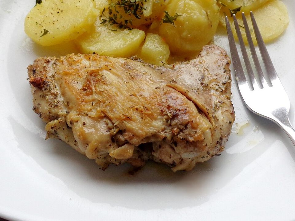 Hühnerbrust in Joghurt - Senf Marinade von Anjaidee| Chefkoch