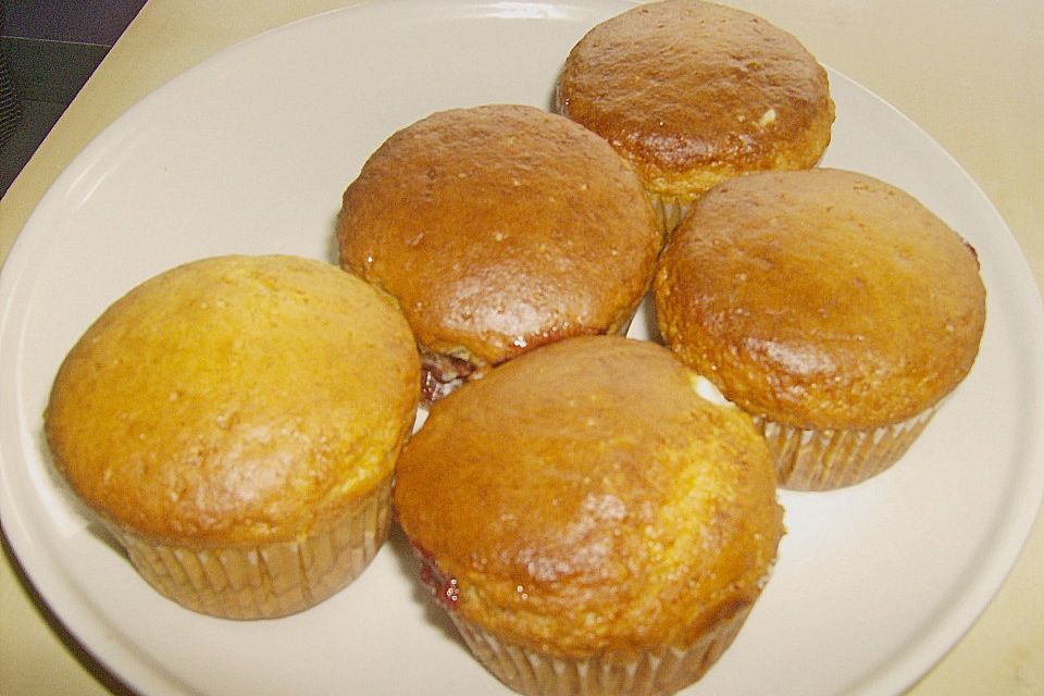 Käsekuchen - Kirsch - Muffins