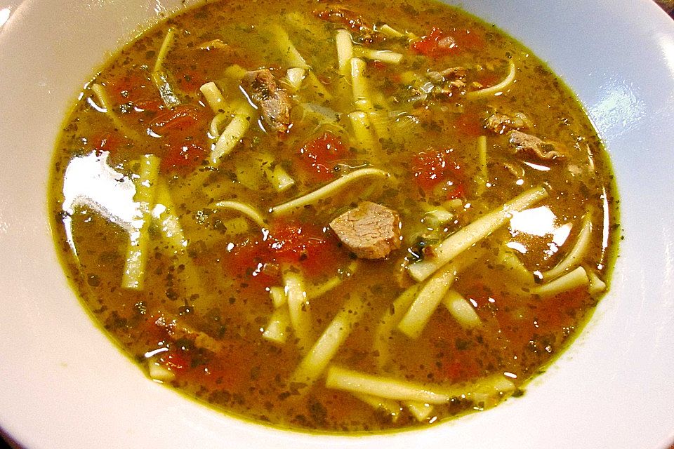 Marokkanische Lammfleischsuppe