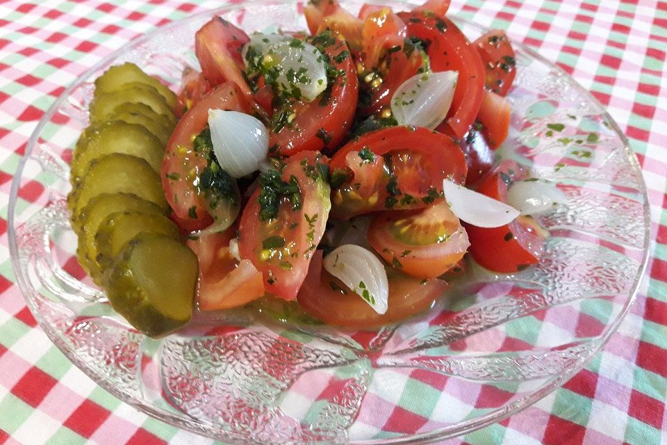 Tomatensalat mit Zitrone Tomatensalat mit Zitrone
