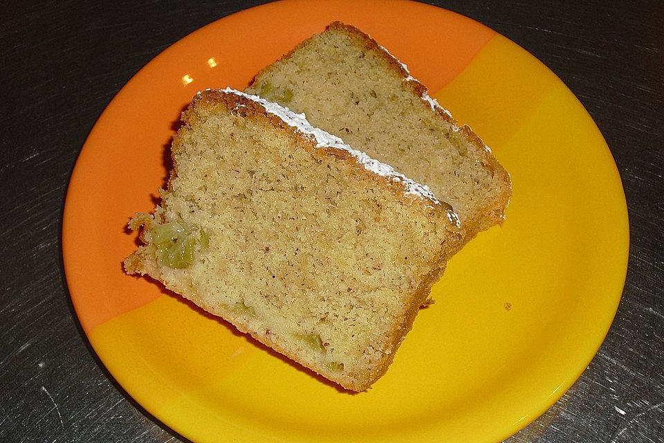 Schneller Rhabarberkuchen