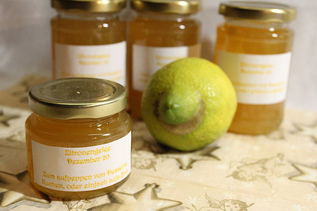 Zitronengelee mit Sternanis und Ingwer aromatisiert von Amygdalia| Chefkoch