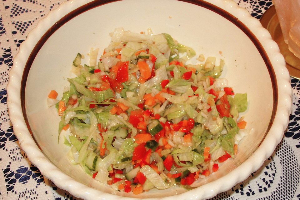 Bunter Eisbergsalat