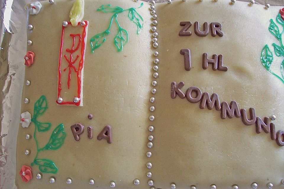 Torte in Buchform