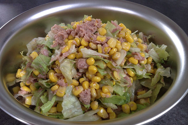 Salat mit Thunfisch und Mais von AliMausMK | Chefkoch