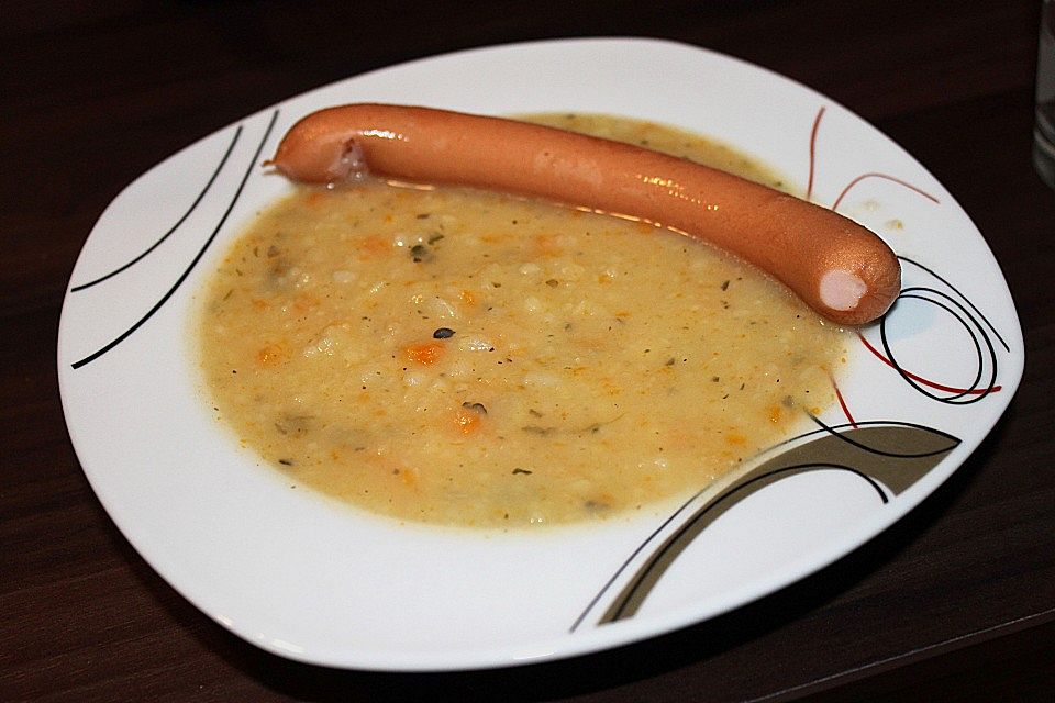 buntewollsockes Lausitzer Kartoffelsuppe