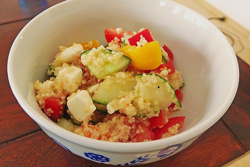 Bunter Couscous - Salat