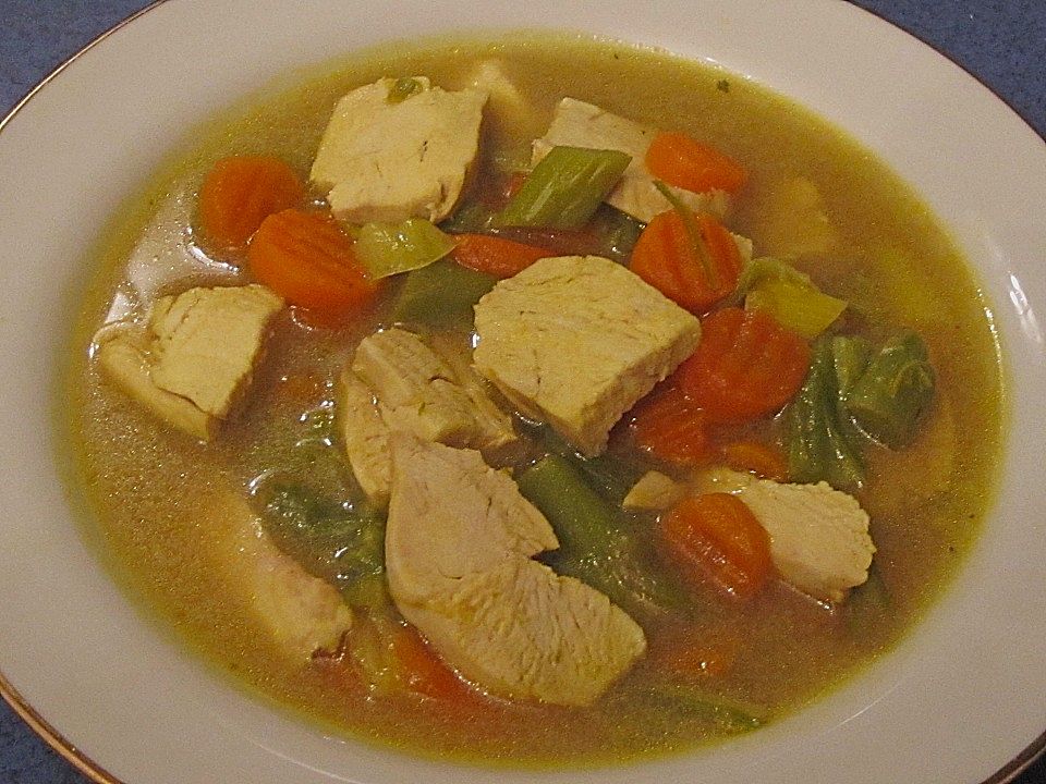 Hähnchen - Curry - Suppe von Schokomaus01| Chefkoch