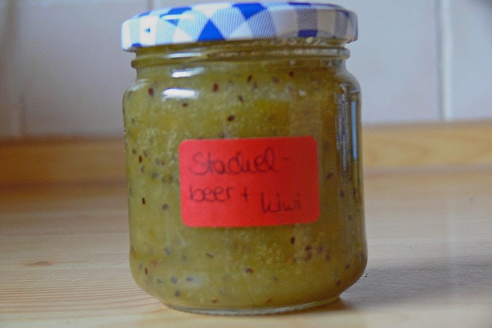 Stachelbeer - Kiwi - Marmelade