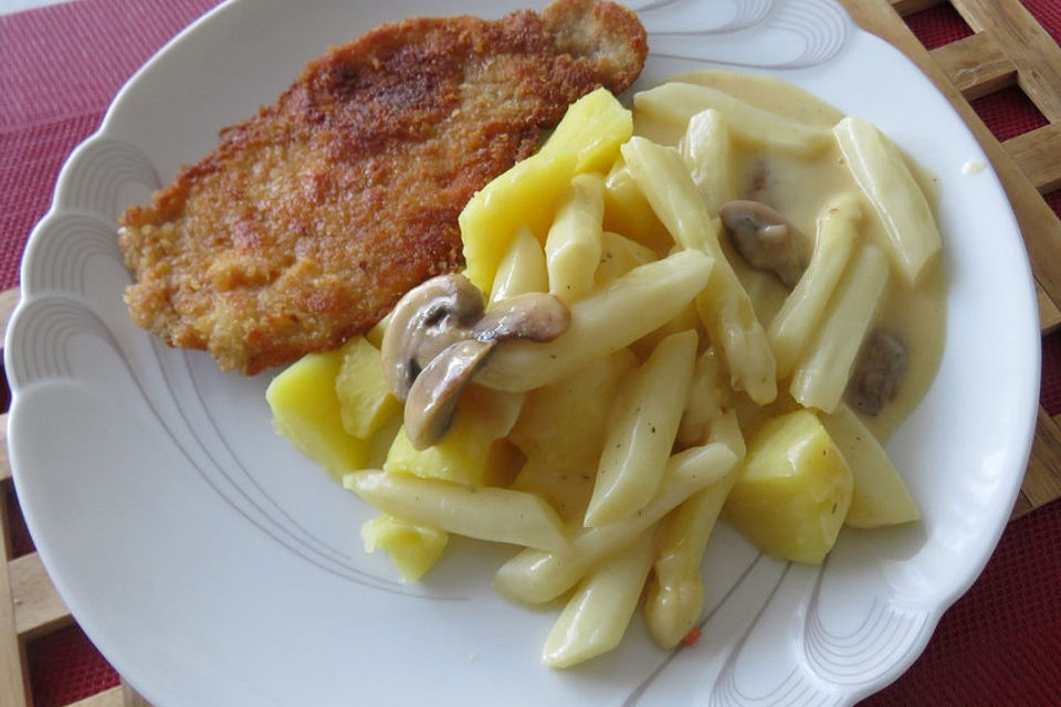 Spargel - Schmand - Ragout