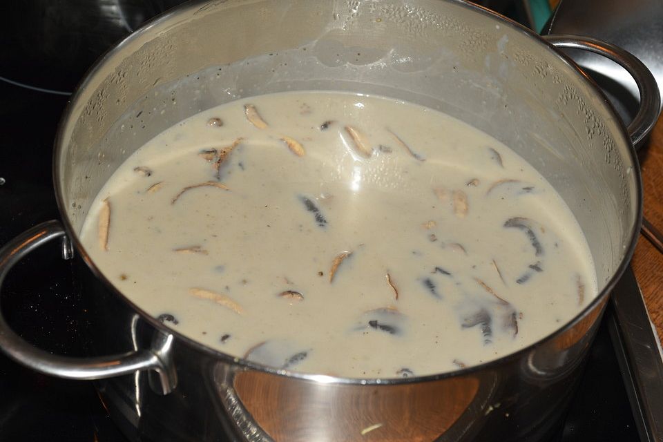 Champignon - Sahne - Sauce