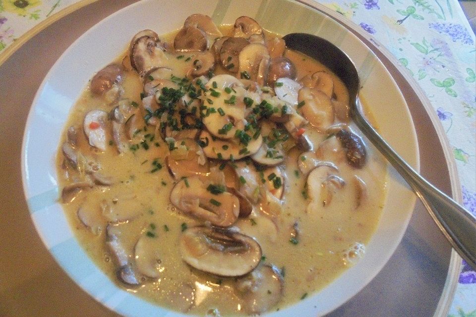 Champignon - Sahne - Sauce