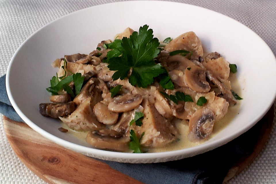 Champignon - Sahne - Sauce