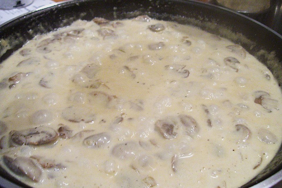 Champignon - Sahne - Sauce