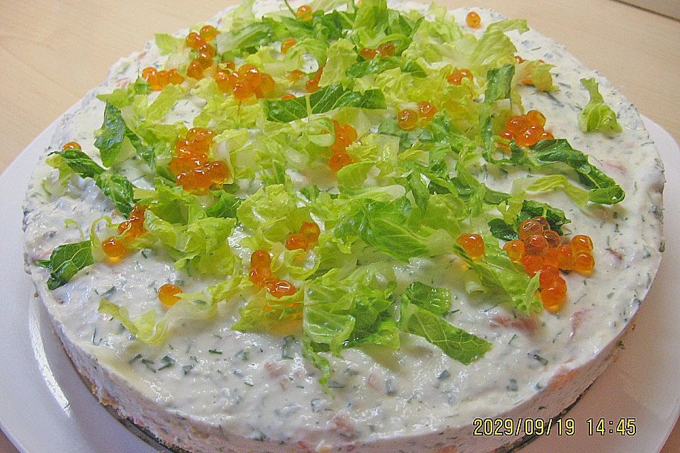 Krabben - Lachs - Torte