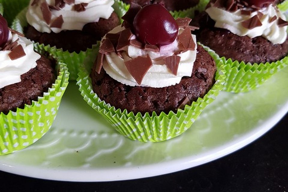 Schwarzwälder Kirsch Cupcakes