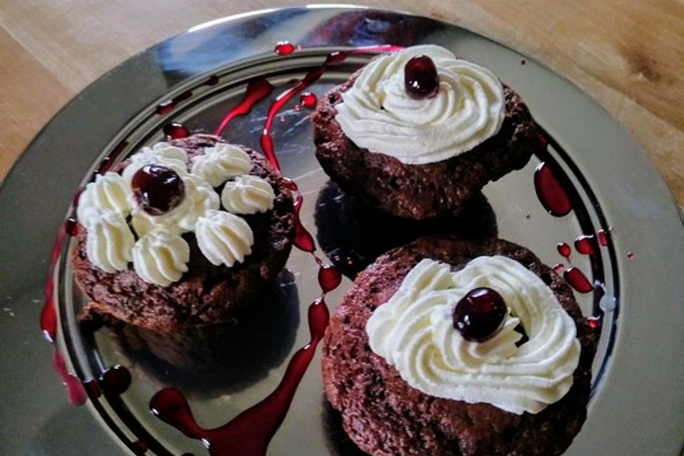 Schwarzwälder Kirsch Cupcakes