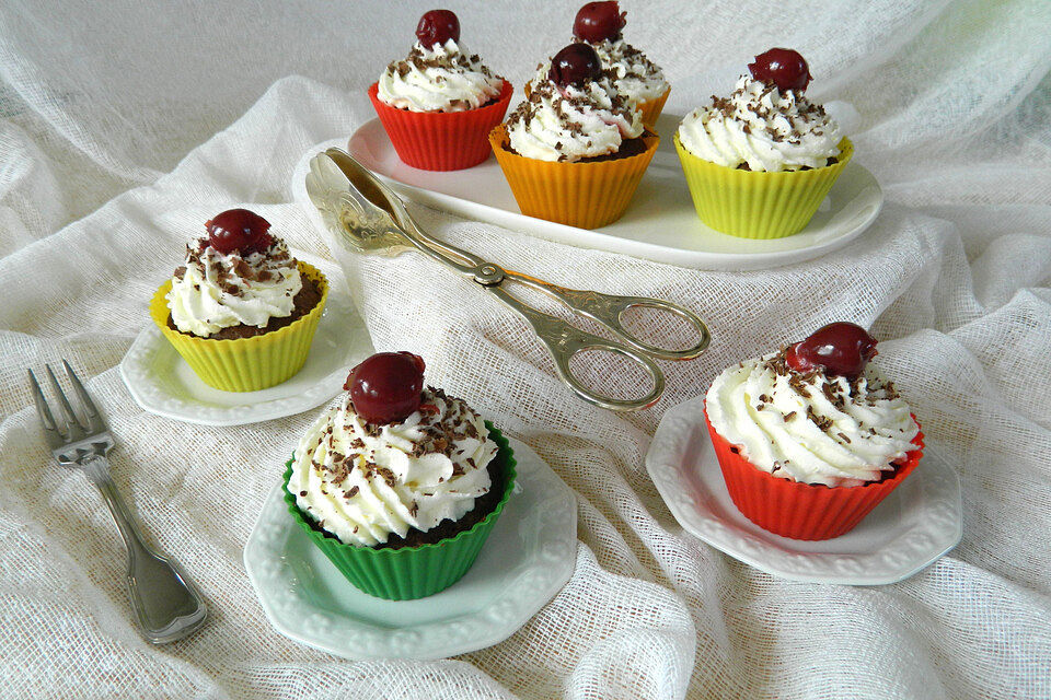 Schwarzwälder Kirsch Cupcakes