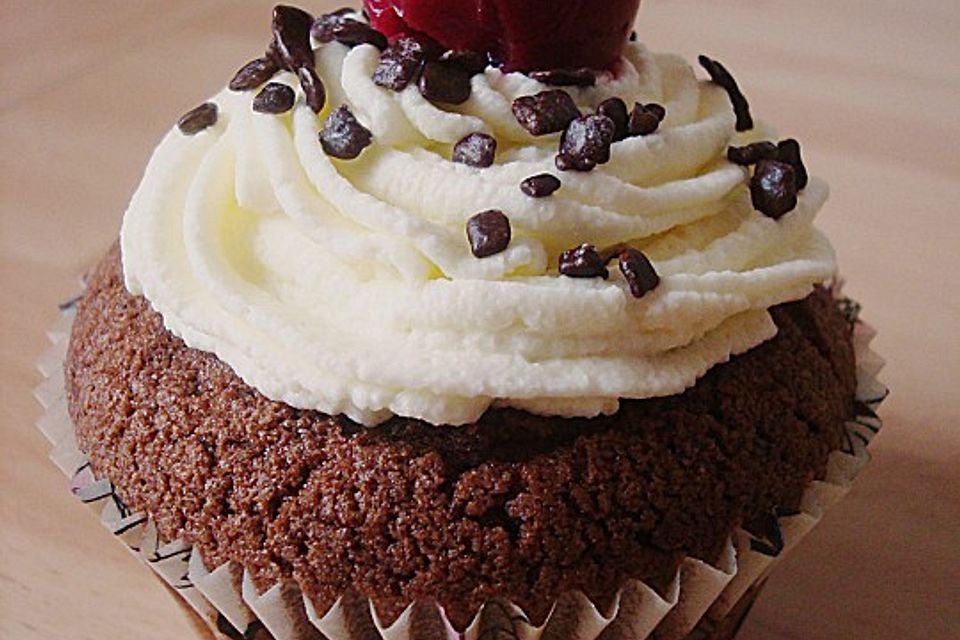 Schwarzwälder Kirsch Cupcakes