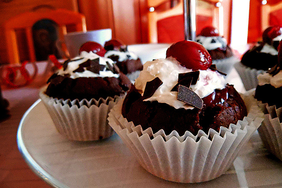 Schwarzwälder Kirsch Cupcakes