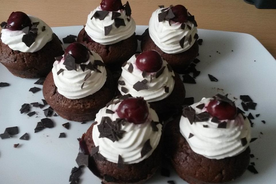 Schwarzwälder Kirsch Cupcakes