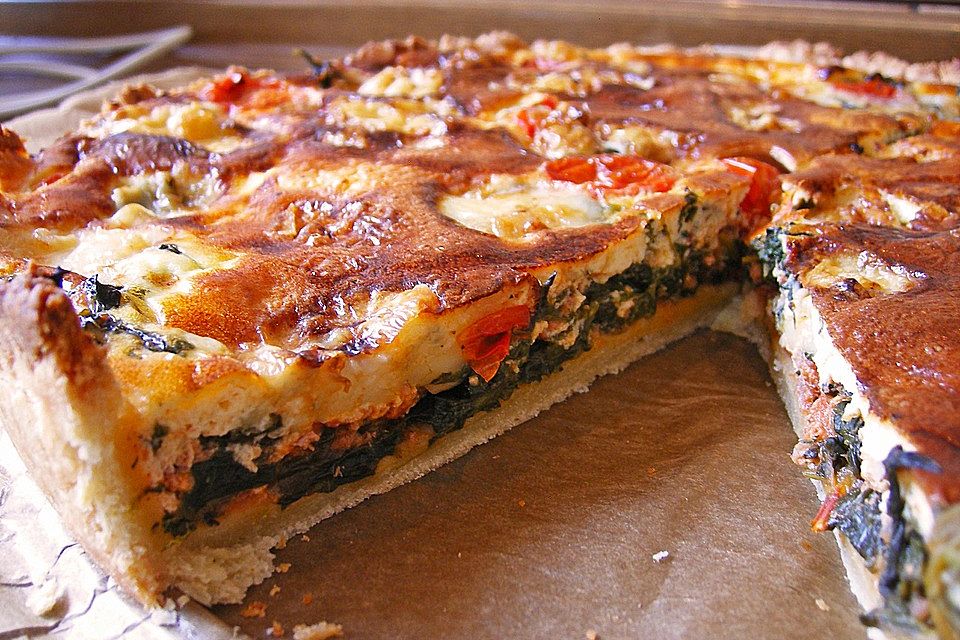 Mangold - Tomaten - Quiche