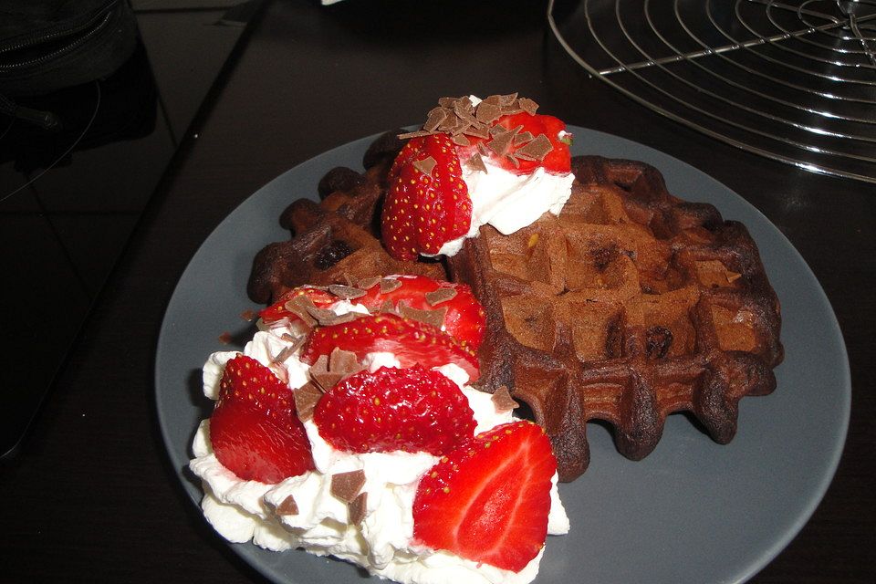 Schokoladen - Brownie - Waffeln