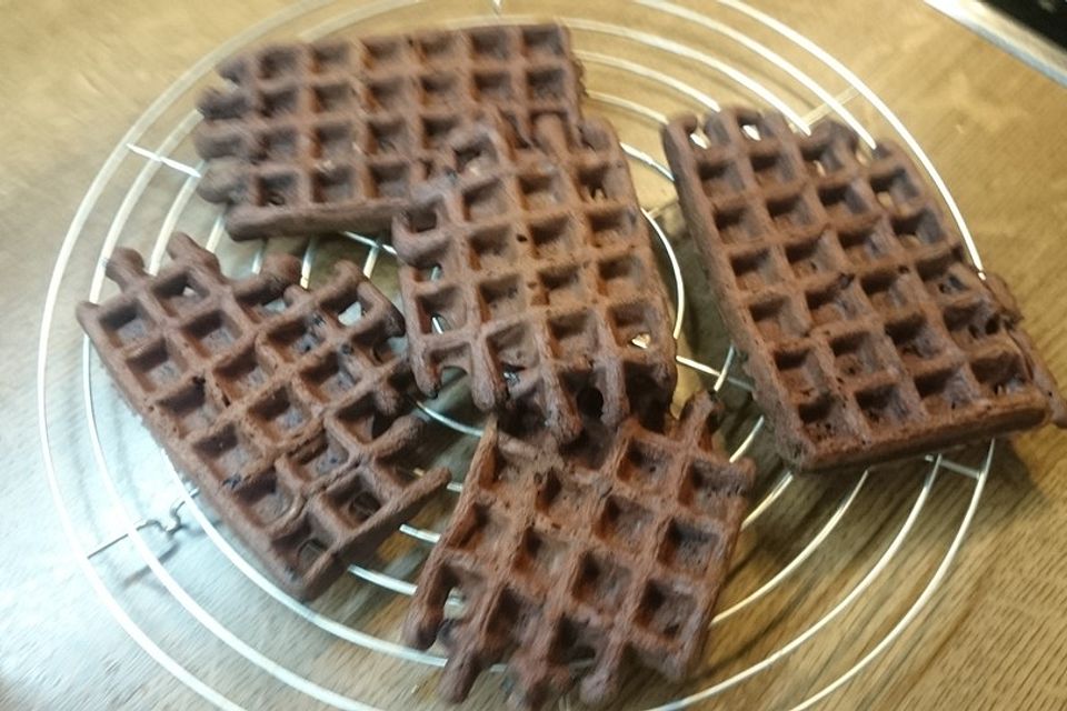 Schokoladen - Brownie - Waffeln