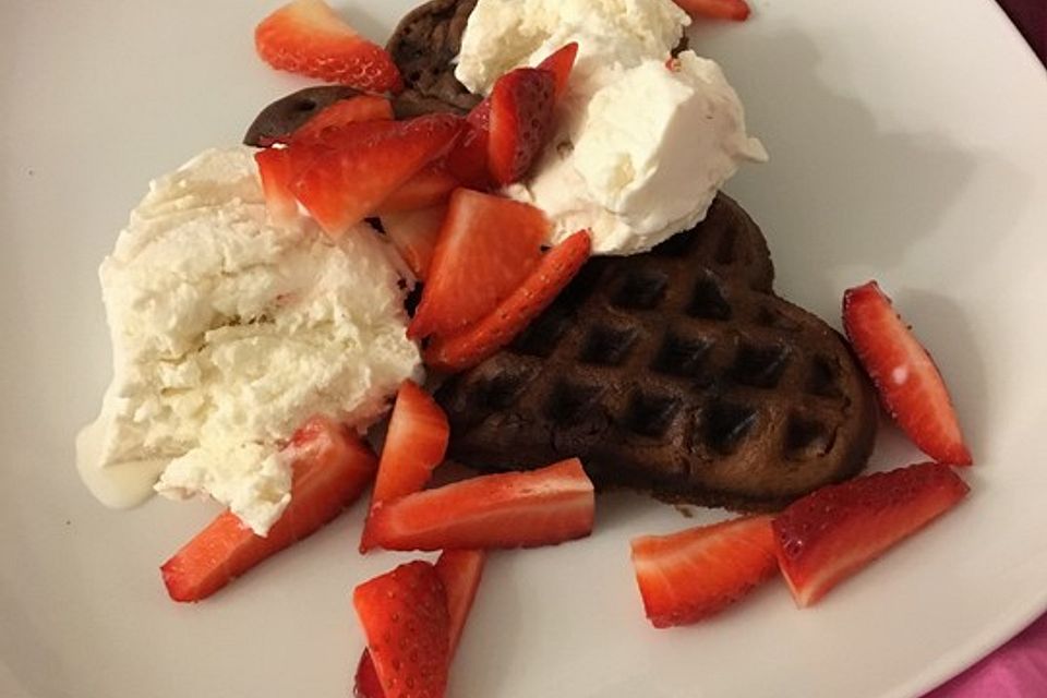 Schokoladen - Brownie - Waffeln