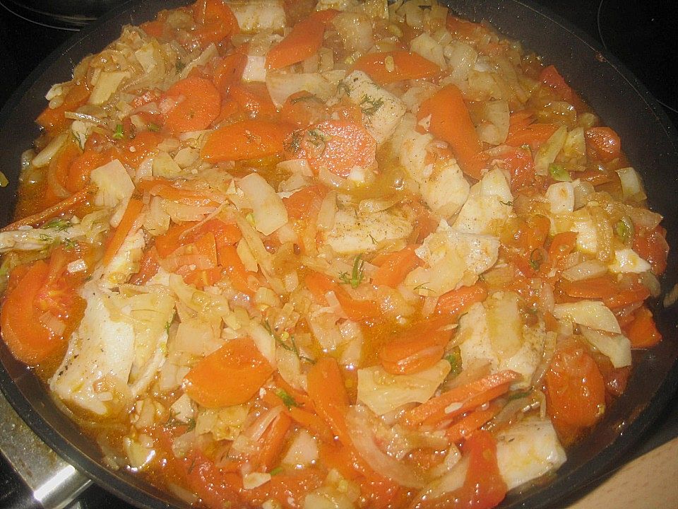 Fisch - Gemüse - Pfanne mit Fenchel von jassey| Chefkoch