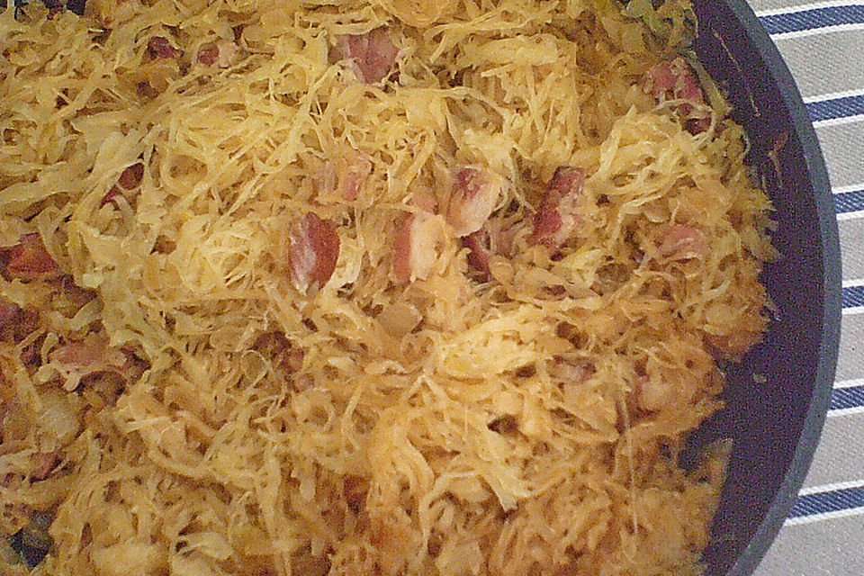 Hack - Sauerkraut - Pfanne