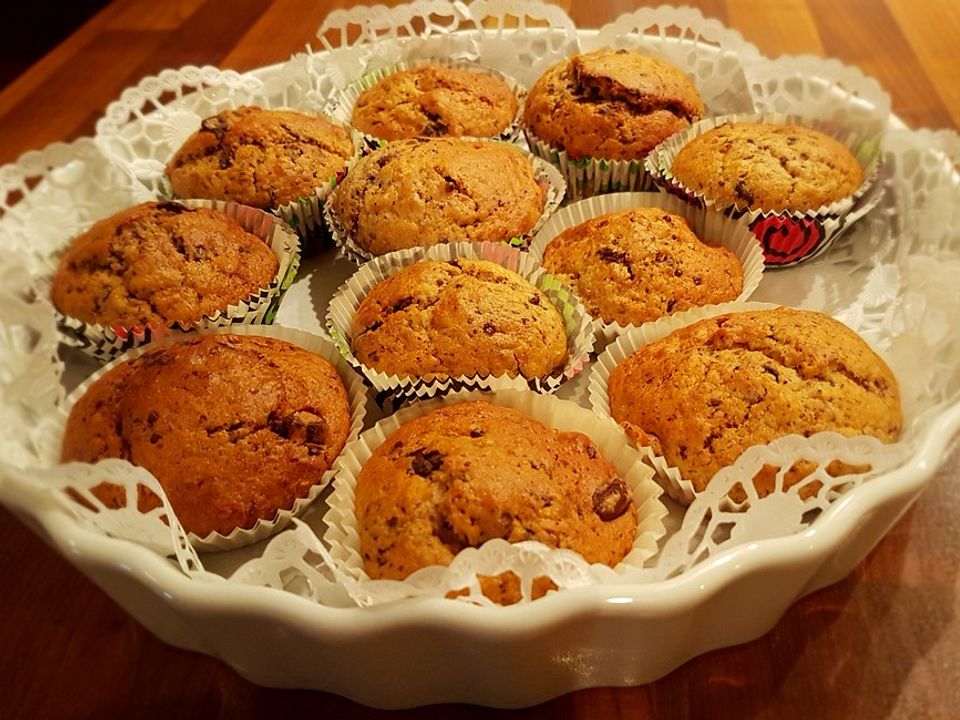 Bananen-Muffins mit Schokolade von Pumpkin-Pie| Chefkoch
