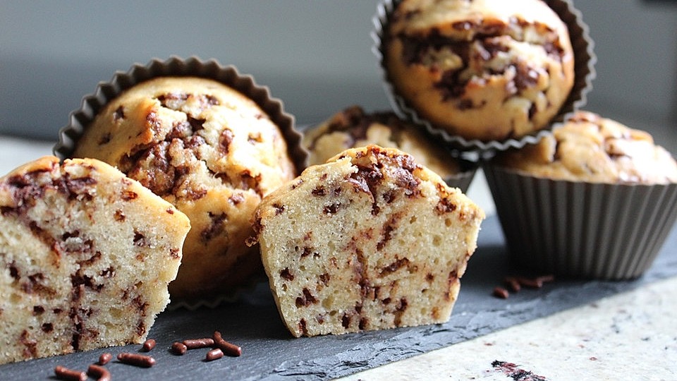 Bananen-Muffins mit Schokolade von Pumpkin-Pie