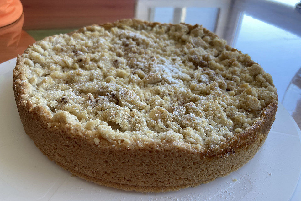 Apfelmus-Vanillepudding-Kuchen