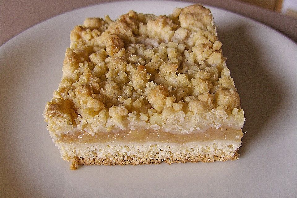 Apfelmus-Vanillepudding-Kuchen