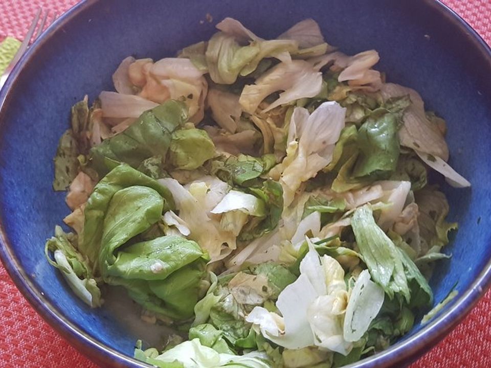 Kopfsalat mit Zitronendressing ohne Fett von Dodinchen | Chefkoch