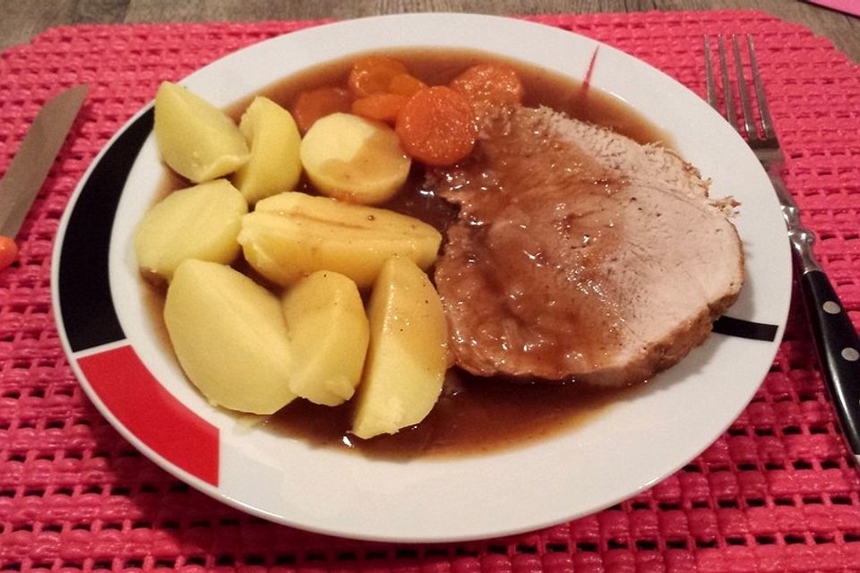 Einfacher Schweinebraten