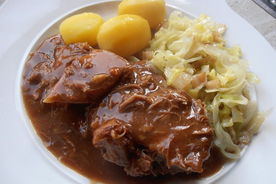 Einfacher Schweinebraten