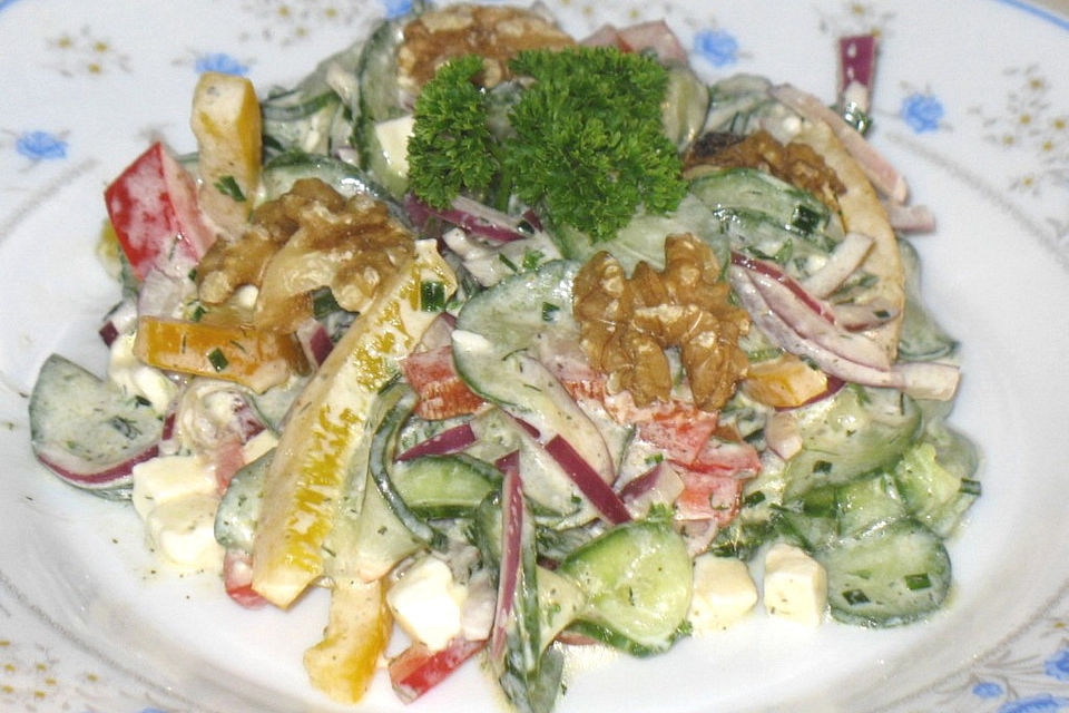 Gemischter Gurkensalat Gemischter Gurkensalat