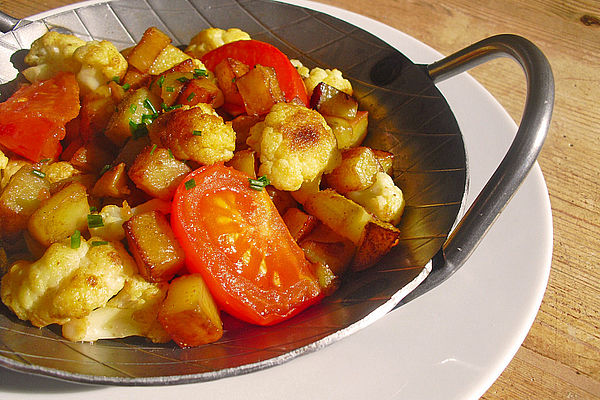 Gebratener Blumenkohl Mit Kartoffeln Von Zimtstern123 | Chefkoch