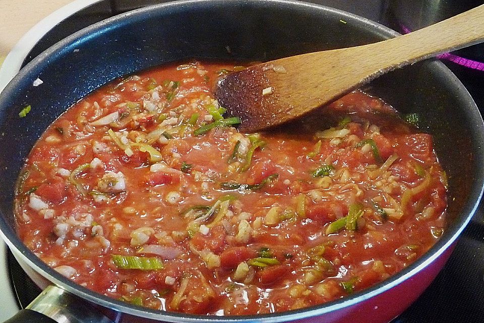 Garnelen - Bolognese - Spaghetti