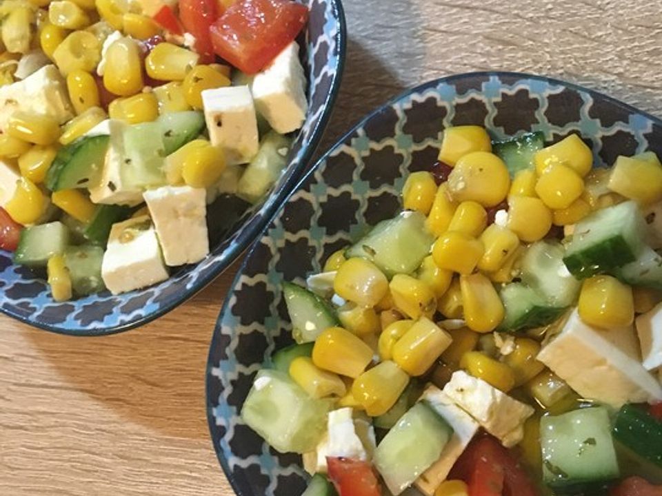Einfacher bunter Salat von anjolejo | Chefkoch