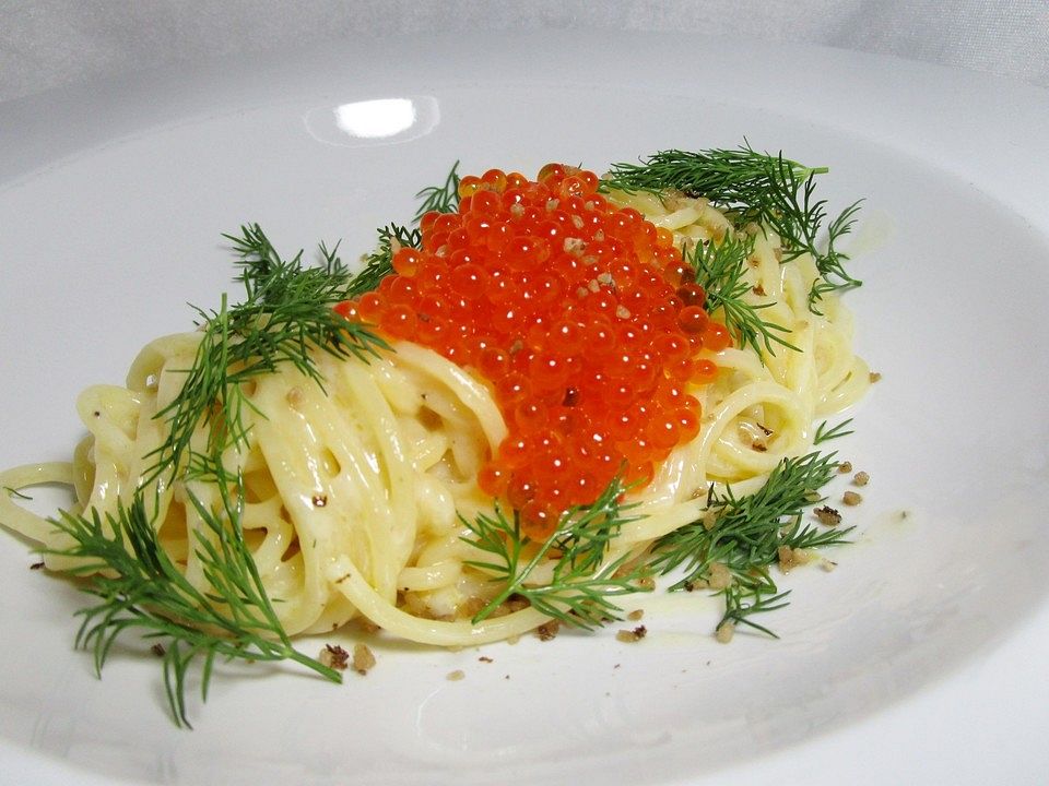 Pasta mit Zitrone und Kaviar von Tenderoni| Chefkoch