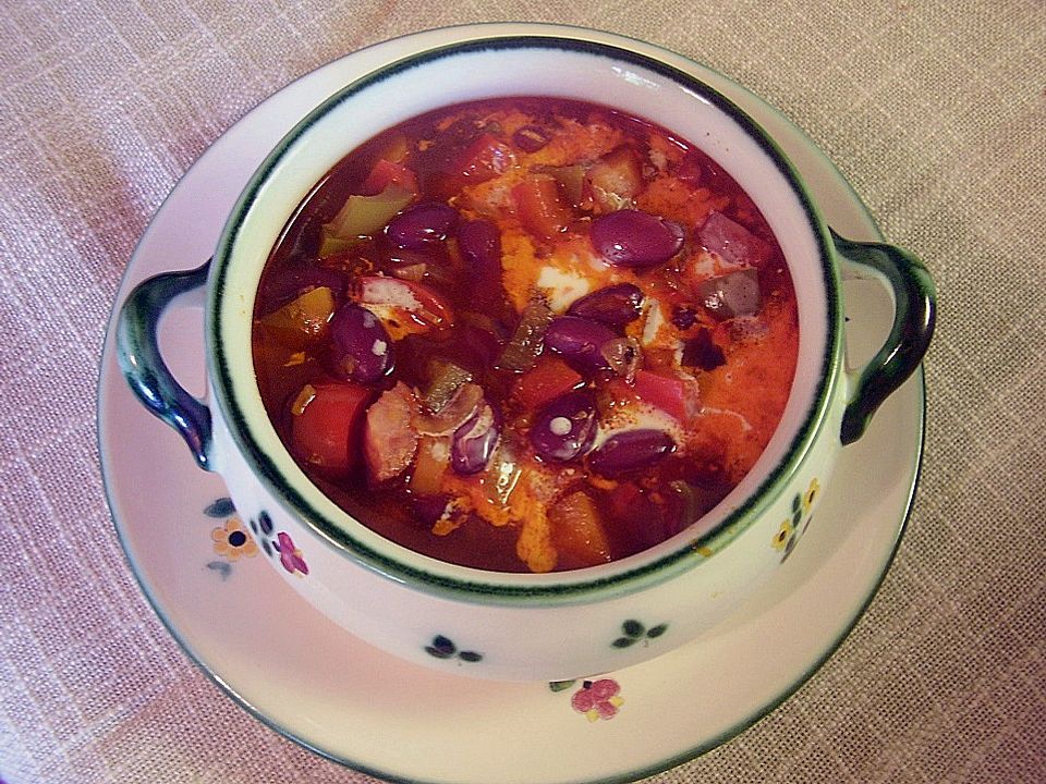 Paprika - Bohnensuppe von mima53| Chefkoch