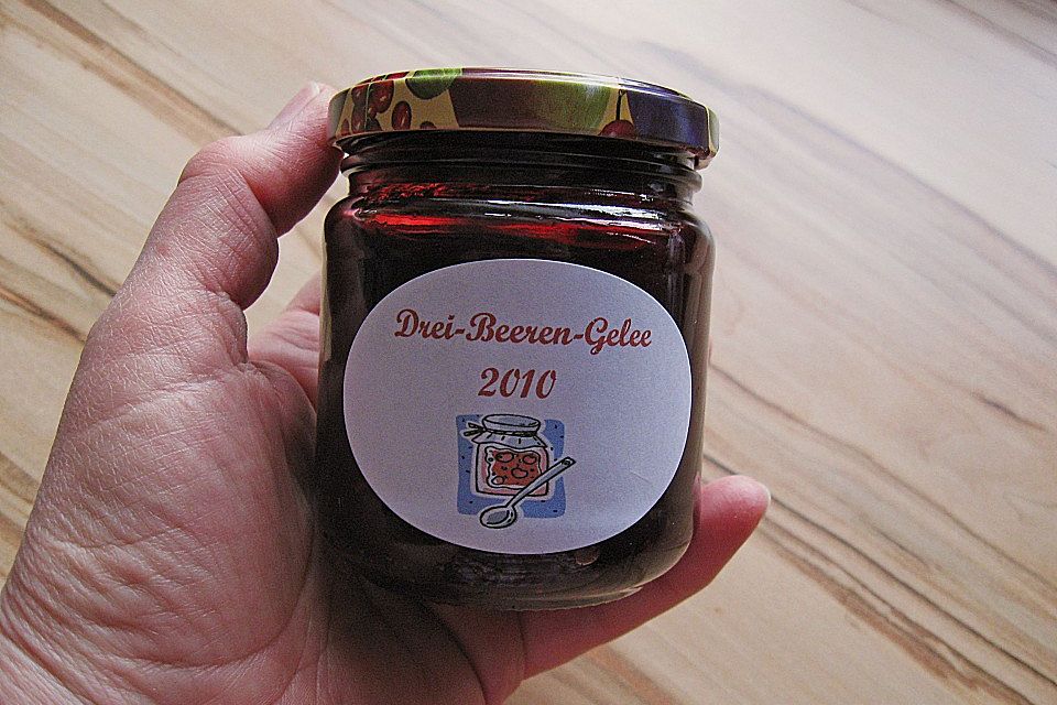 Drei Beeren - Gelee