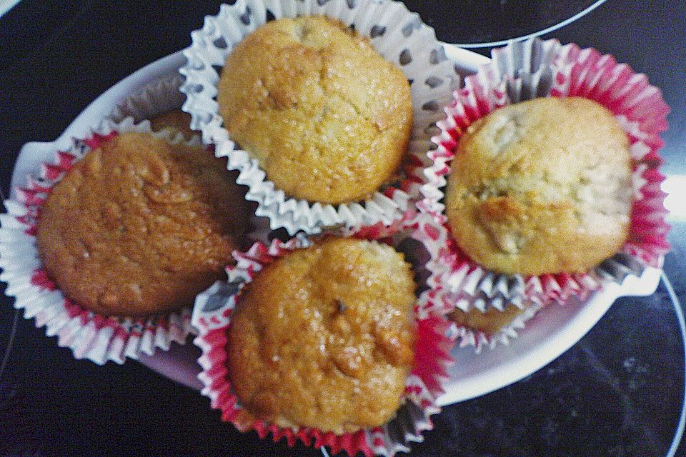 Bananen - Erdnuss - Muffins