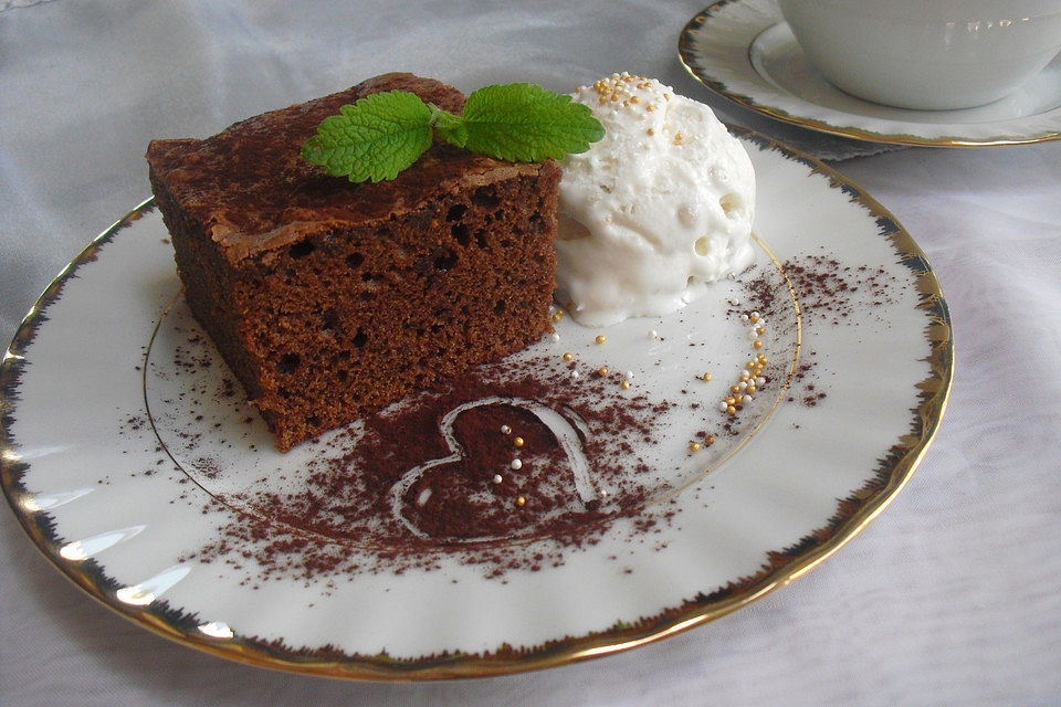 Der weltbeste Schokoladen-Blechkuchen