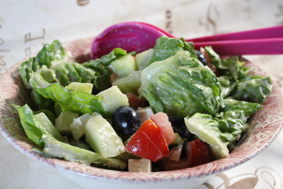 Melonensalat mit Feta